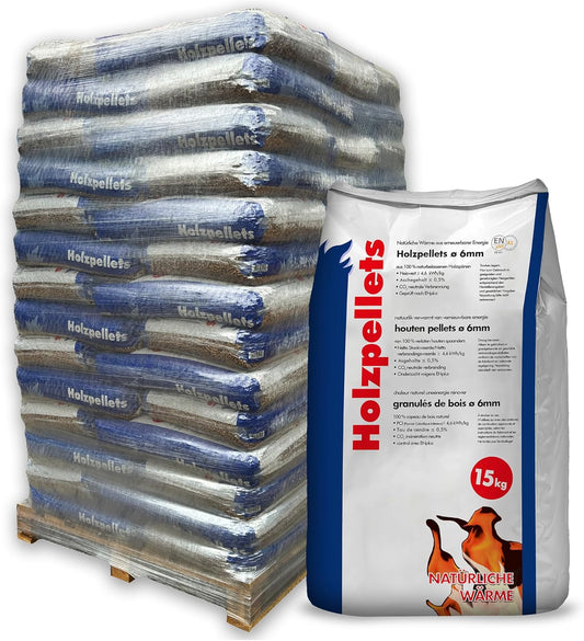 Holzpellets - Granulés de bois 70 x 15 kg